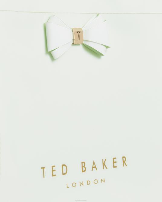 Ted Baker mujer 2ZFP832 bolsas bolso icon pequeño aracon liso con lazo pl-verde