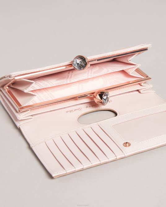 Ted Baker mujer 2ZFP1173 accesorios cartera matiné con pompones de piel texturizada tammyy visón