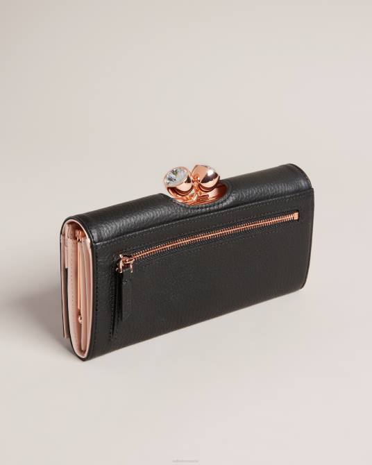 Ted Baker mujer 2ZFP1176 accesorios cartera matiné con pompones de piel texturizada tammyy negro