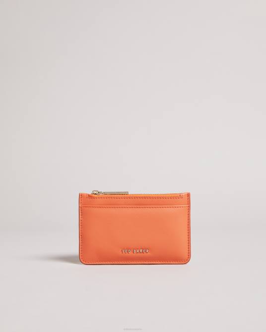 Ted Baker mujer 2ZFP1192 accesorios tarjetero garcía con cremallera coral