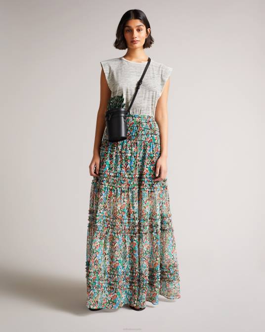 Ted Baker mujer 2ZFP580 ropa chaleco julesa con detalle en el hombro blanco