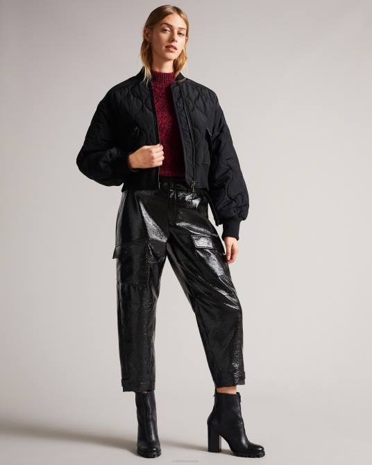 Ted Baker mujer 2ZFP594 ropa Jersey grueso con mangas llamativas de Elvinaa rojo brillante