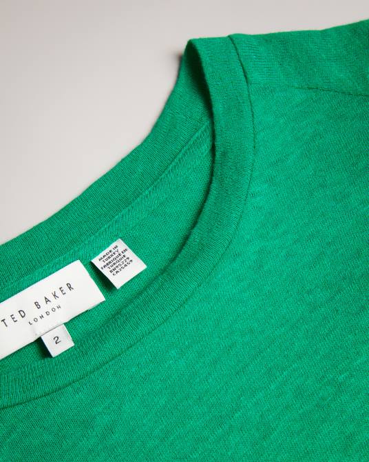 Ted Baker mujer 2ZFP449 ropa camiseta hallenn con mangas con volantes verde