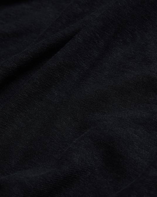 Ted Baker mujer 2ZFP477 ropa camiseta laliita de algodón y lino con cuello en v negro