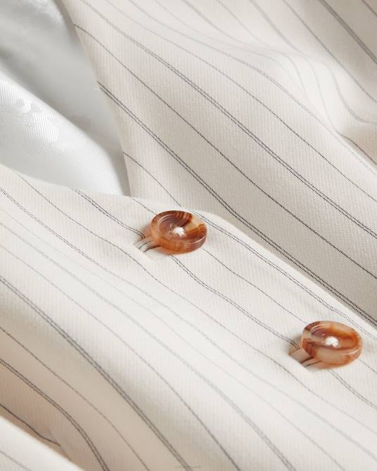 Ted Baker mujer 2ZFP374 ropa chaleco ajustado con cuello en v kllaraj crema