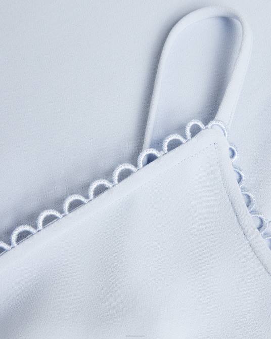 Ted Baker mujer 2ZFP305 ropa camisola de tiras andreno con ribetes en bucle bebe azul