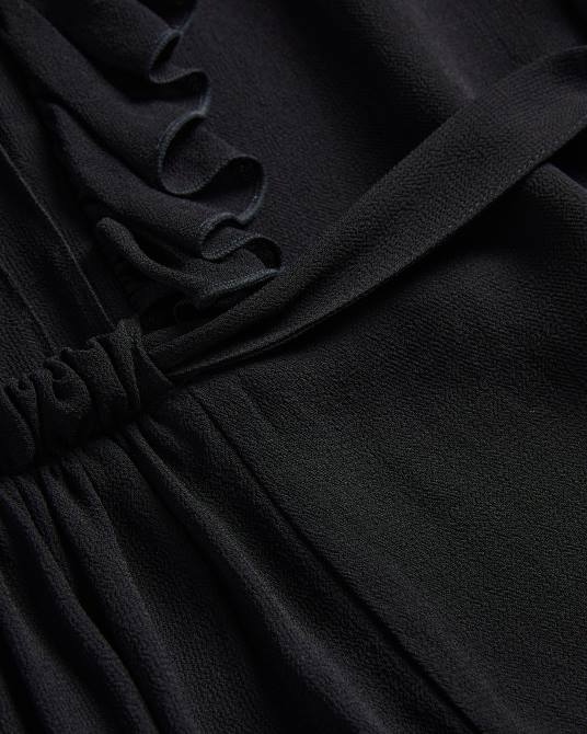 Ted Baker mujer 2ZFP351 ropa top sin mangas con volantes evalie negro