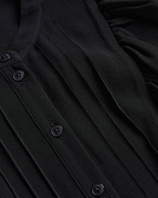 Ted Baker mujer 2ZFP351 ropa top sin mangas con volantes evalie negro