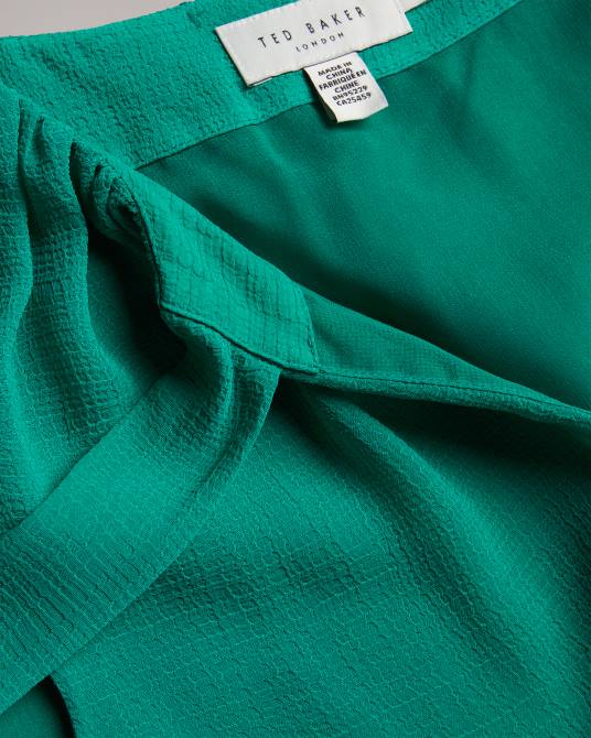 Ted Baker mujer 2ZFP457 ropa top sin mangas con detalle de lazo Lydhia verde