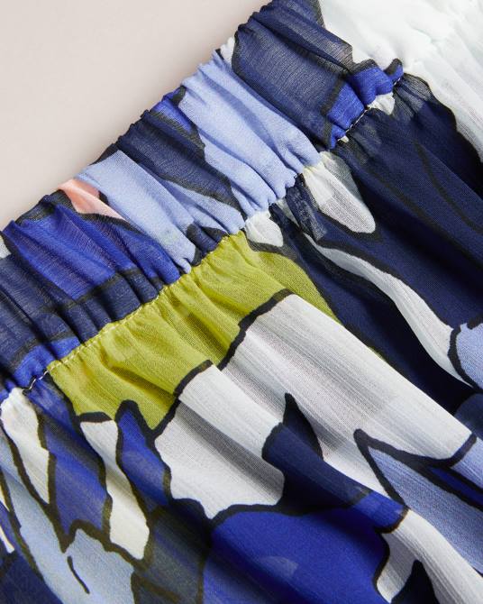 Ted Baker mujer 2ZFP429 ropa Vestido largo con hombros descubiertos y estampado floral de avinnn natural