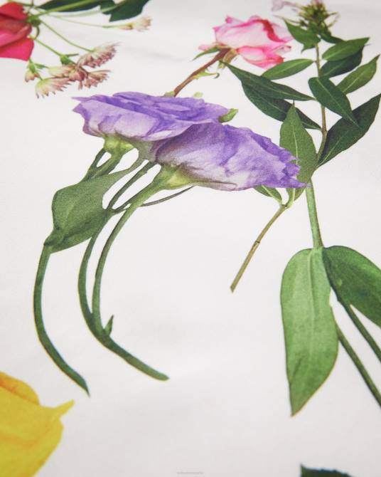 Ted Baker mujer 2ZFP423 ropa kimono con estampado floral paulaah crudo