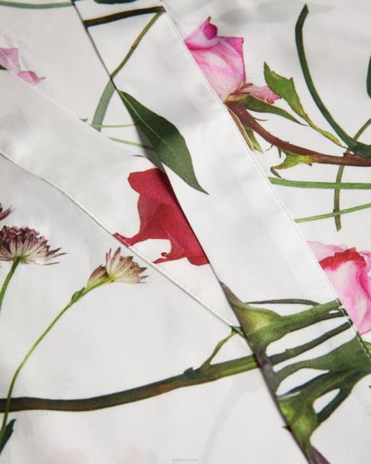 Ted Baker mujer 2ZFP423 ropa kimono con estampado floral paulaah crudo
