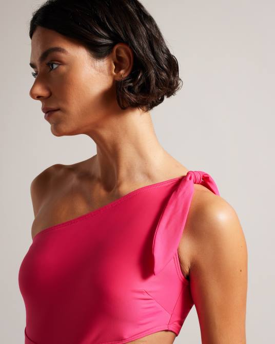 Ted Baker mujer 2ZFP427 ropa traje de baño astile con lazos laterales Rosa brillante