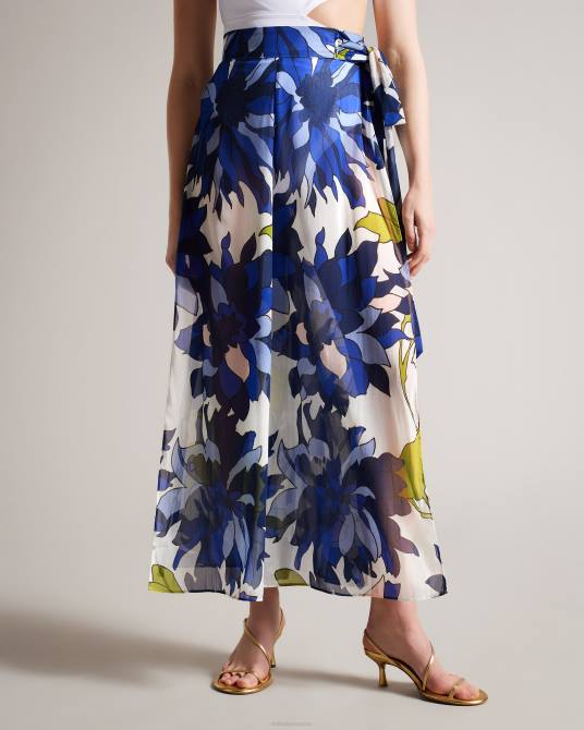 Ted Baker mujer 2ZFP443 ropa pantalones de playa anchos chrysat natural