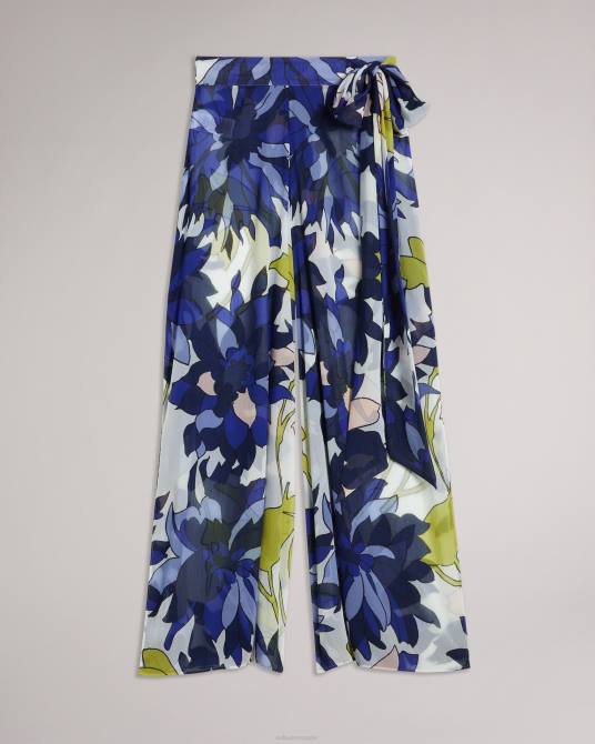 Ted Baker mujer 2ZFP443 ropa pantalones de playa anchos chrysat natural