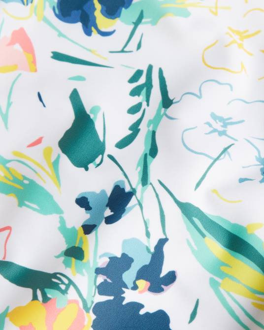 Ted Baker mujer 2ZFP125 ropa traje de baño con estampado floral gulnur blanco