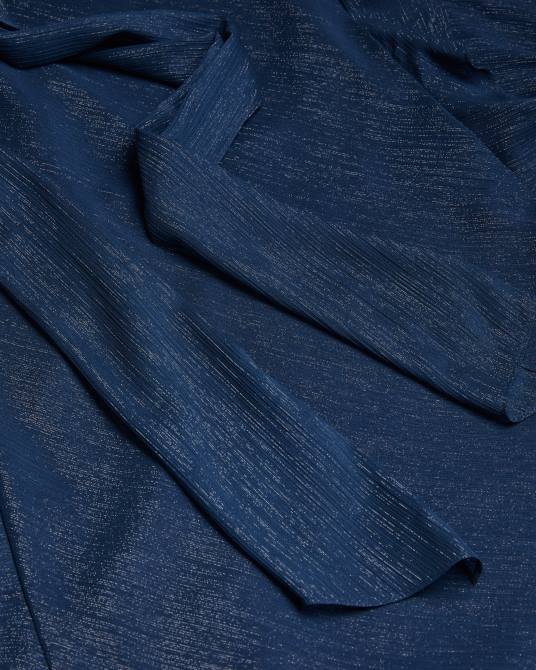 Ted Baker mujer 2ZFP235 ropa Vestido largo con corte al bies y detalle de volantes de Laurae azul oscuro