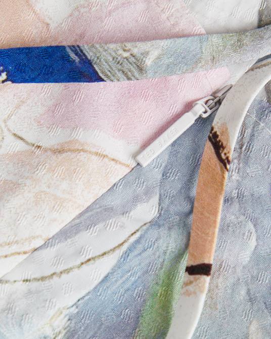 Ted Baker mujer 2ZFP412 ropa vestido largo con tirantes y cuello en V ashhliy blanco