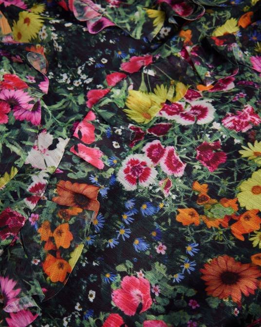 Ted Baker mujer 2ZFP4 ropa vestido largo en cascada sin mangas gloriha negro