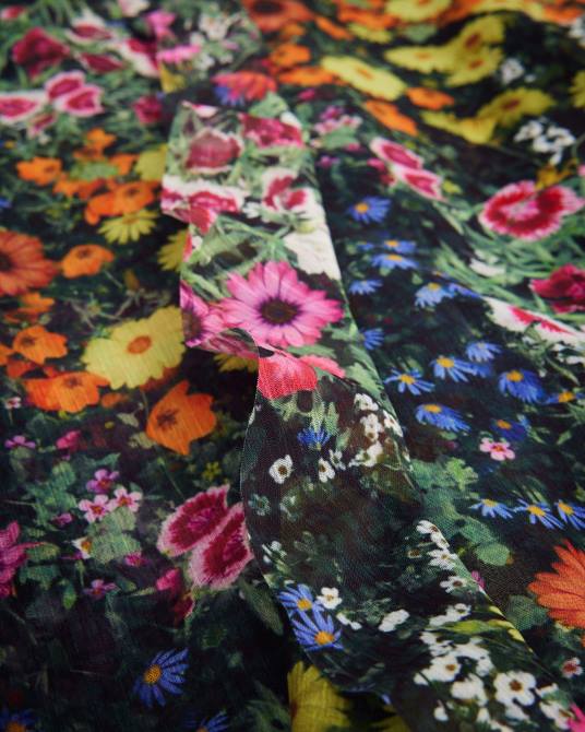 Ted Baker mujer 2ZFP4 ropa vestido largo en cascada sin mangas gloriha negro