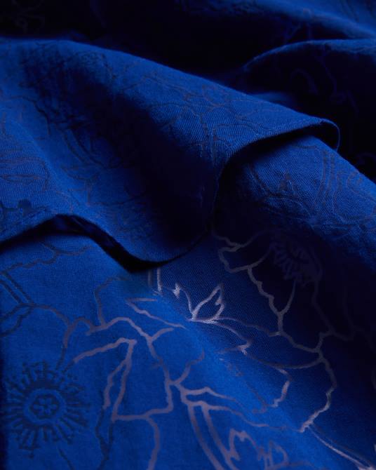 Ted Baker mujer 2ZFP127 ropa vestido corto asimétrico con capas timmia azul brillante