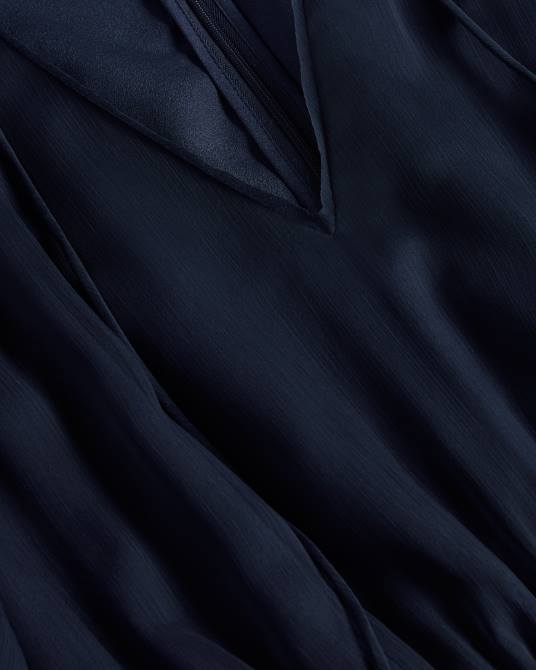 Ted Baker mujer 2ZFP159 ropa minivestido giggie con vuelo y corte escalonado azul oscuro