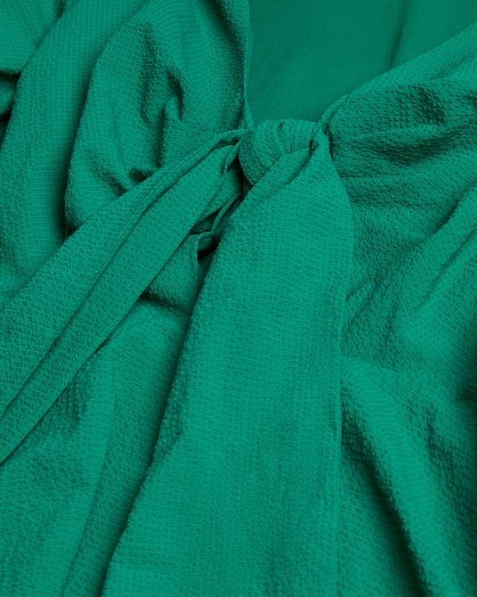 Ted Baker mujer 2ZFP462 ropa Vestido corto con lazo en la parte delantera y manga globo Jozelyn verde