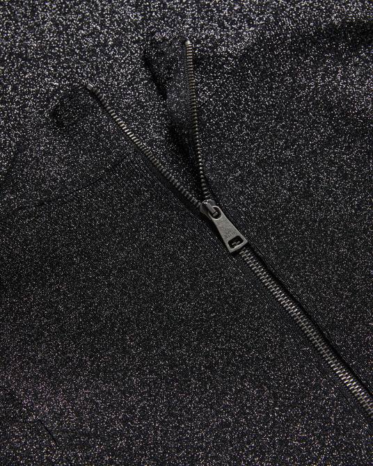 Ted Baker mujer 2ZFP76 ropa vestido tabytha de corte slim y punto cruzado negro