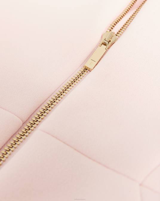 Ted Baker mujer 2ZFP175 ropa vestido ajustado con detalle de costura tilolah desnudo claro