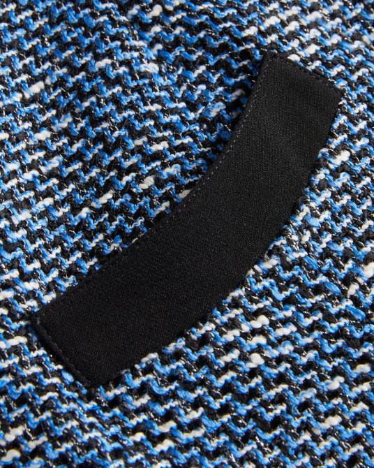 Ted Baker mujer 2ZFP130 ropa vestido midi de bouclé ajustado diniiad azul marino oscuro