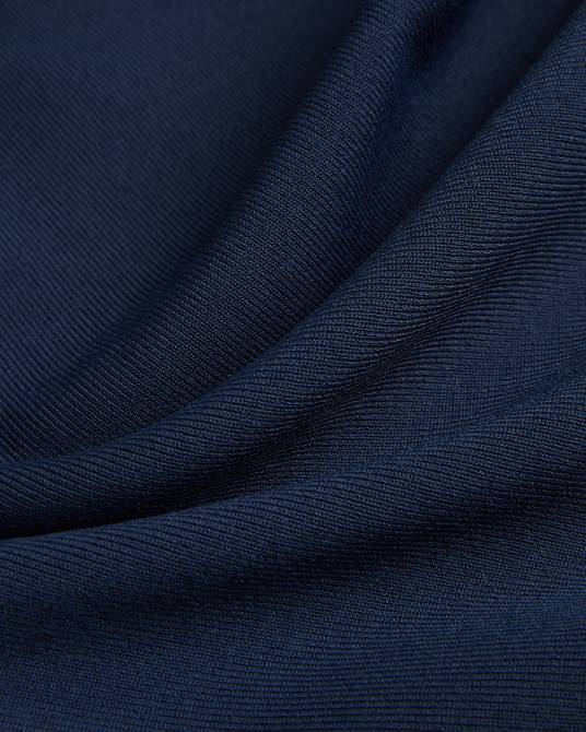 Ted Baker mujer 2ZFP187 ropa vestido midi ajustado de punto con mangas acampanadas lounia azul oscuro