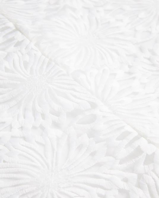 Ted Baker mujer 2ZFP192 ropa vestido midi con corpiño de punto floral annikaa blanco