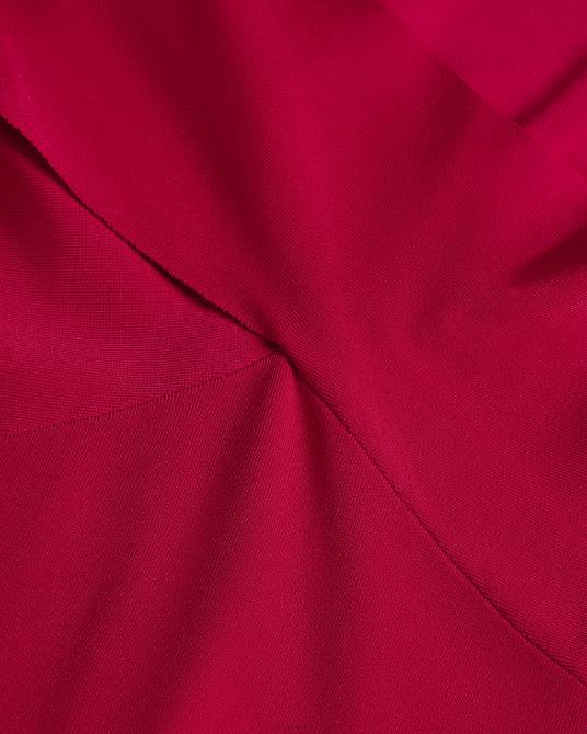 Ted Baker mujer 2ZFP198 ropa midi bodycon de punto cruzado mikella Rosa brillante