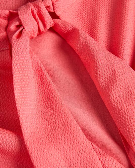 Ted Baker mujer 2ZFP203 ropa vestido lencero midi sin mangas con cuello vuelto eleanar coral