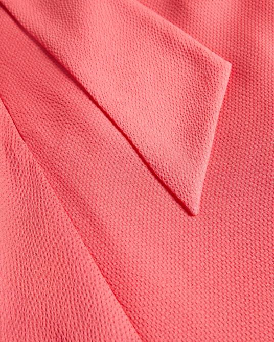 Ted Baker mujer 2ZFP203 ropa vestido lencero midi sin mangas con cuello vuelto eleanar coral