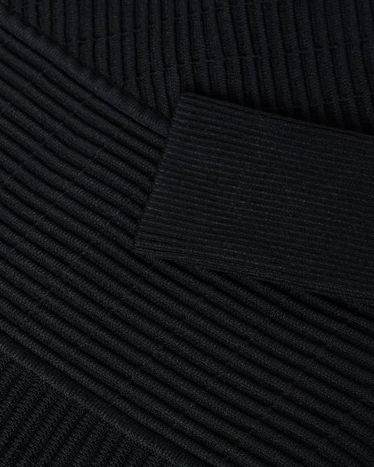 Ted Baker mujer 2ZFP246 ropa vestido midi acampanado texturizado latinia negro