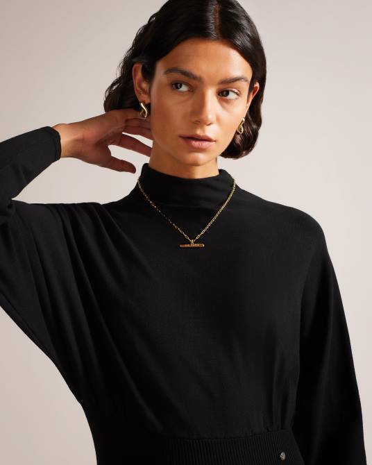 Ted Baker mujer 2ZFP283 ropa vestido midi capullo alice negro