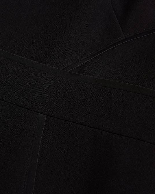 Ted Baker mujer 2ZFP417 ropa Vestido midi ajustado con mangas transparentes de ivylou negro