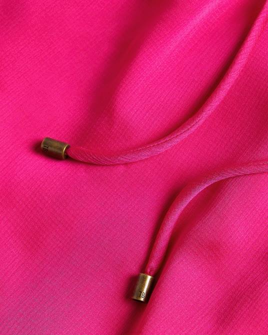 Ted Baker mujer 2ZFP28 ropa vestido skater corto elsieee con dobladillo acampanado Rosa brillante