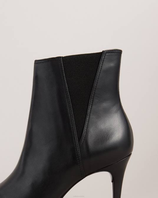 Ted Baker mujer 2ZFP840 zapatos botines stilettos maaryal de piel negro