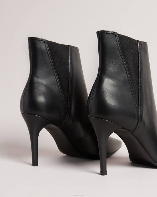 Ted Baker mujer 2ZFP840 zapatos botines stilettos maaryal de piel negro