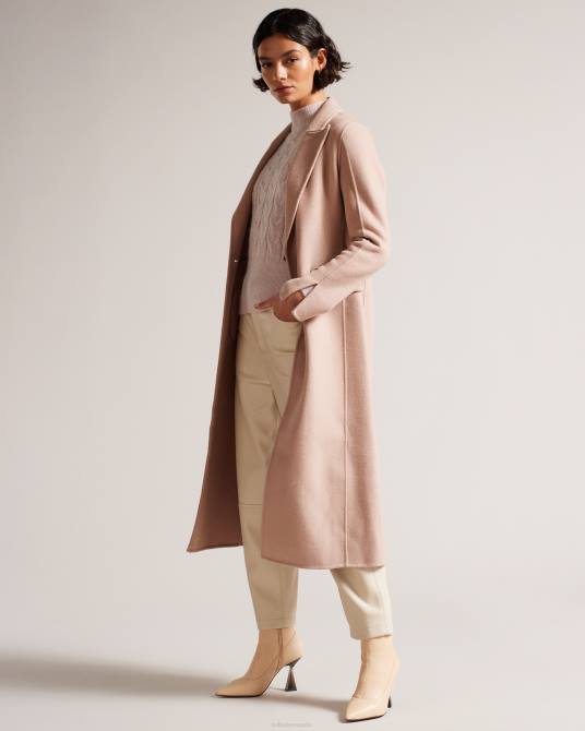 Ted Baker mujer 2ZFP855 zapatos botines de tacón alto liya de piel elástica natural