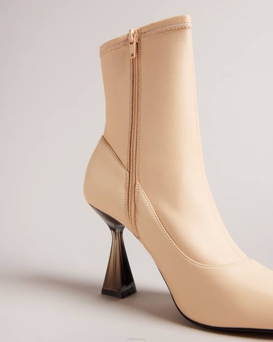 Ted Baker mujer 2ZFP855 zapatos botines de tacón alto liya de piel elástica natural