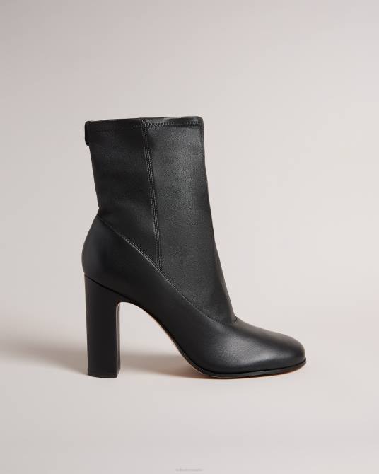 Ted Baker mujer 2ZFP922 zapatos botas Marshah de piel elástica negro