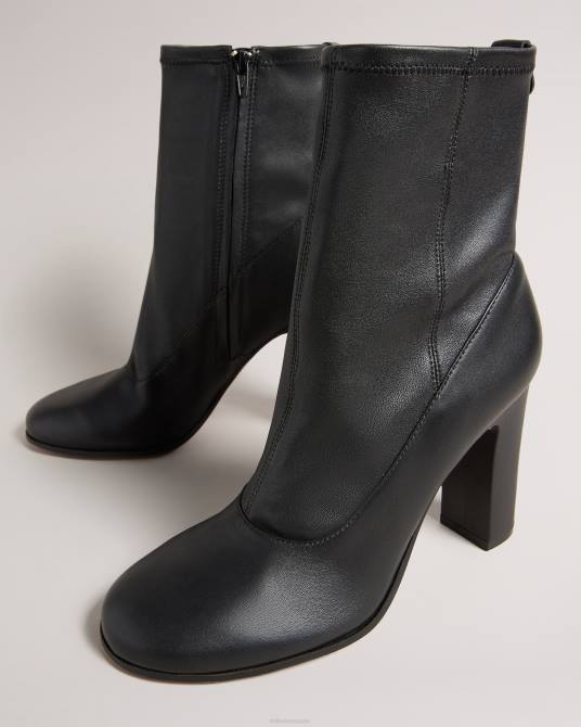 Ted Baker mujer 2ZFP922 zapatos botas Marshah de piel elástica negro