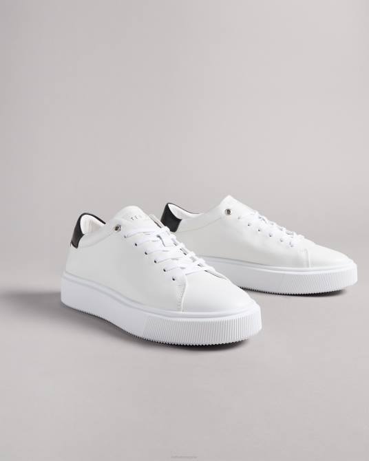 Ted Baker mujer 2ZFP862 zapatos Zapatilla plataforma lornea magnolia flor blanco negro