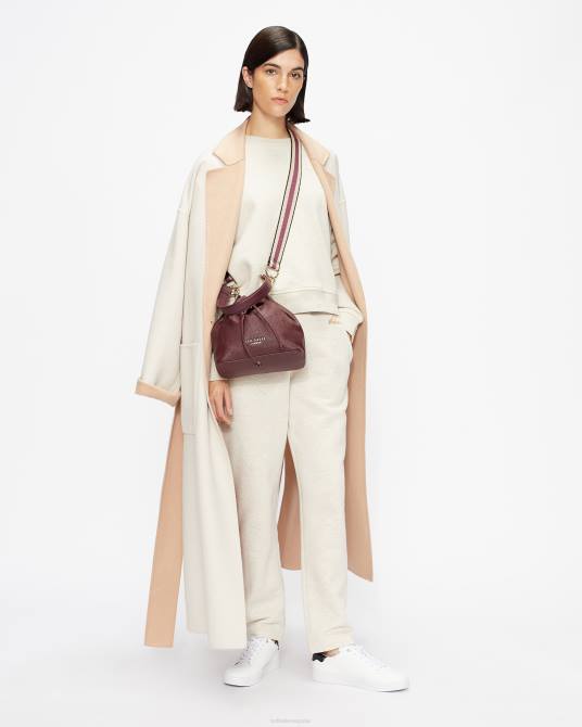 Ted Baker mujer 2ZFP908 zapatos zapatillas kimmii de piel caída blanco negro