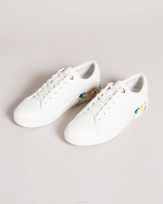 Ted Baker mujer 2ZFP935 zapatos zapatillas con suela cupsole timaya sketchy magnolia Marfil
