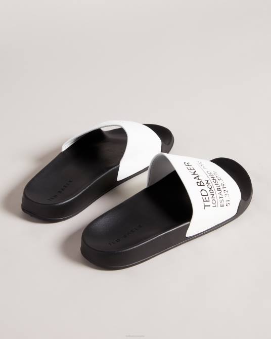 Ted Baker mujer 2ZFP937 zapatos control deslizante de la marca ayzah blanco