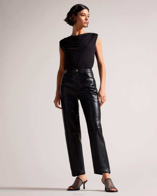 Ted Baker mujer 2ZFP839 zapatos sandalias de tacón de malla con cristales celya negro